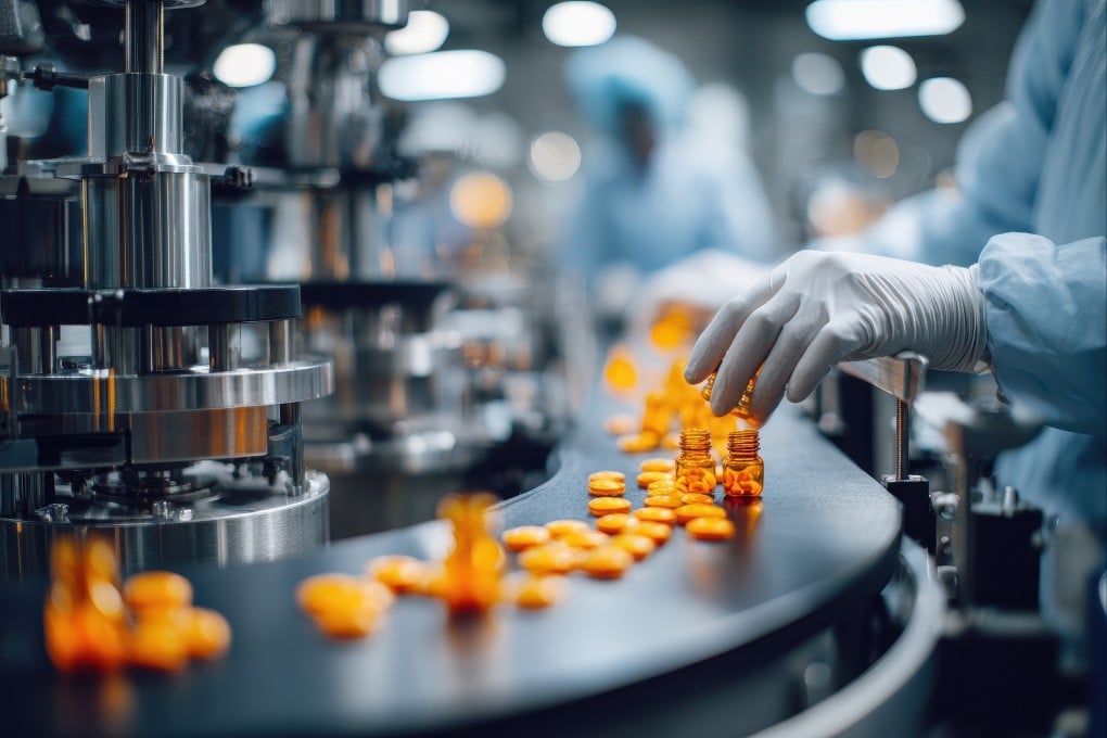 A pharmaceutical manufacturing line. Photo: Shutterstock