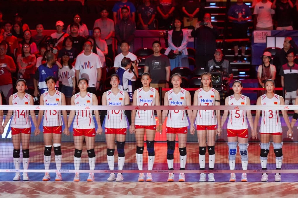 China lost three of their four matches at the Women’s Volleyball Nations League in Hong Kong, and have now fallen one spot in the world rankings. Photo: Xinhua