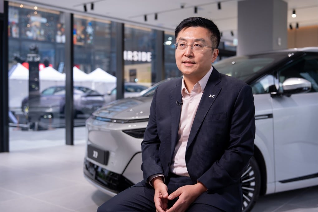 Brian Gu Hongdi, vice-chairman and president at Xpeng, says the Guangzhou-based company is well placed to take on Tesla in overseas markets, particularly Europe. Photo: Xpeng