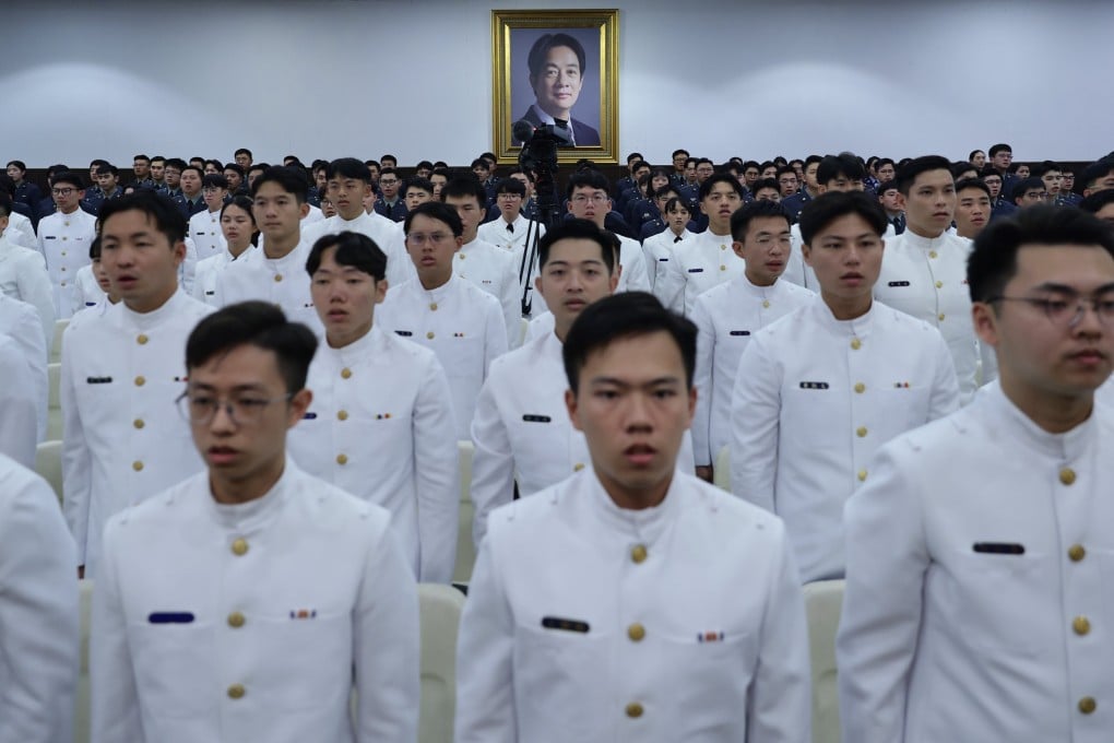 Private guards will take over routine duties at nine military academy sites in Taiwan under an outsourcing pilot programme. Photo: EPA