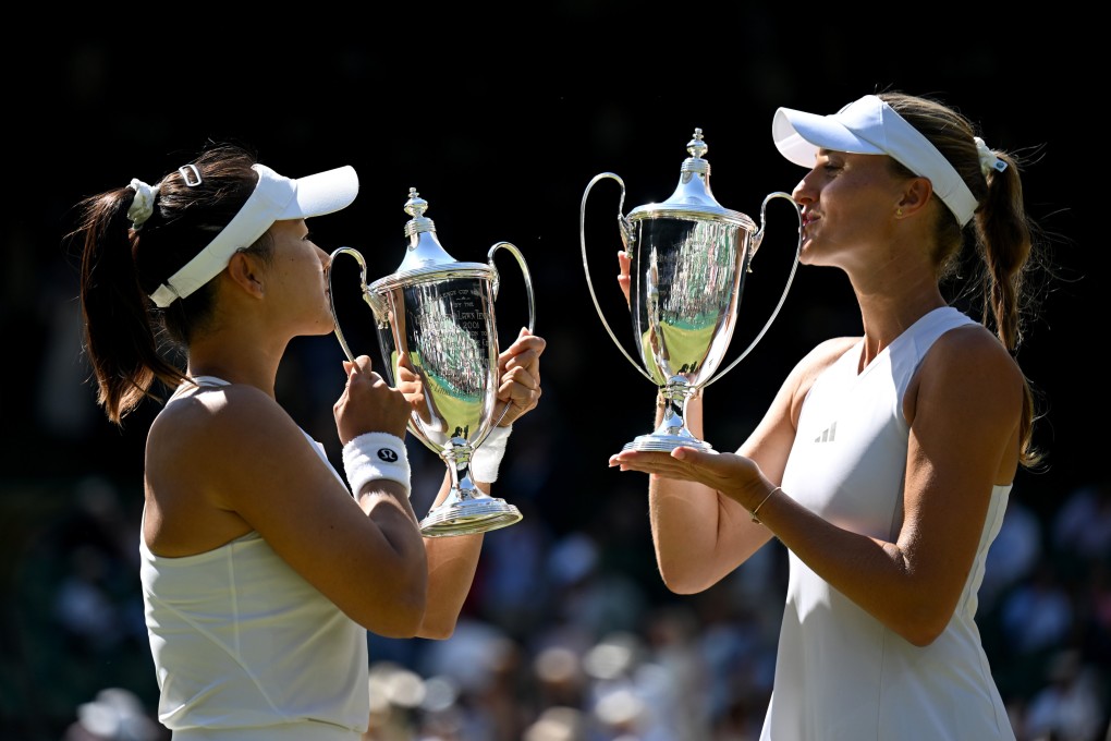 Chinese and French duo Guo ⁠Hanyu and Kristina ⁠Mladenovic only paired up earlier this year. Photo: Xinhua