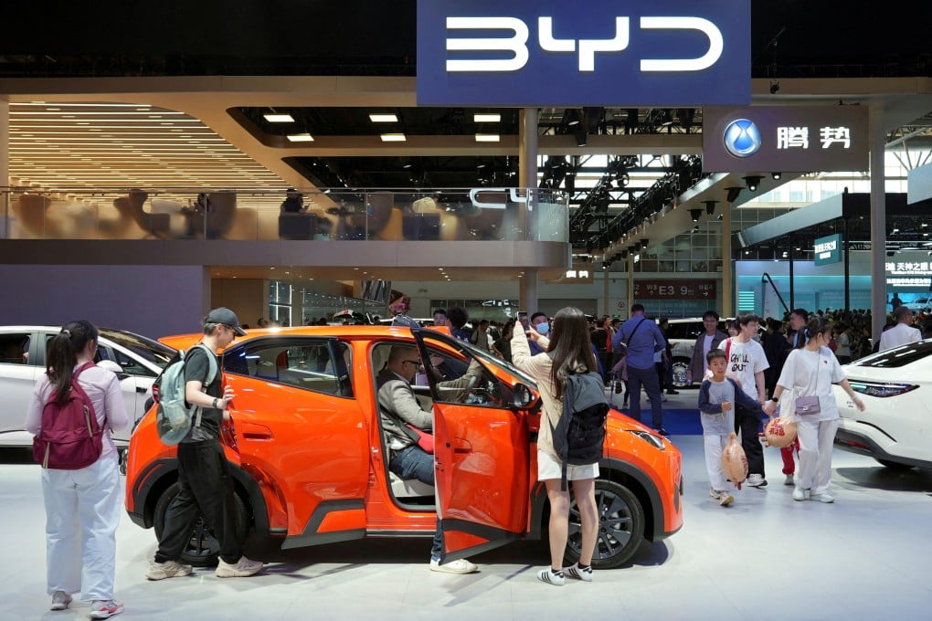 BYD has grown into the world’s leading electric vehicle maker, expanding rapidly overseas even as it faces mounting trade barriers in major Western markets. Photo:Reuters