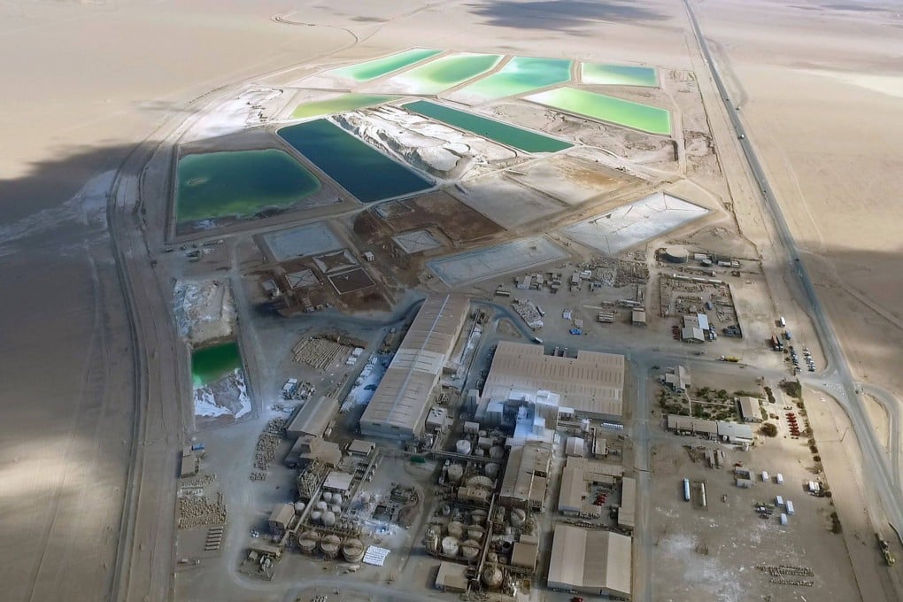 Tianqi Lithium's processing plant for lithium in Chile. Photo: AFP