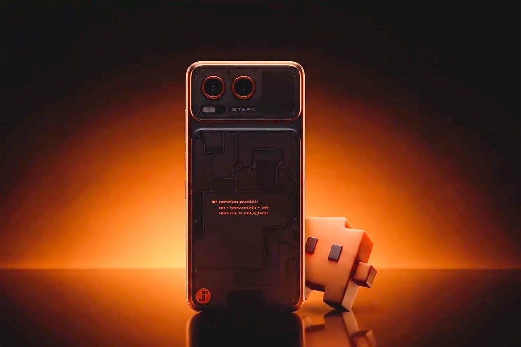 Tencent Holdings-backed StepFun introduced the StepX Neo in Shanghai on Monday, which it claims to be the world's first agentic smartphone. Photo: Weibo
