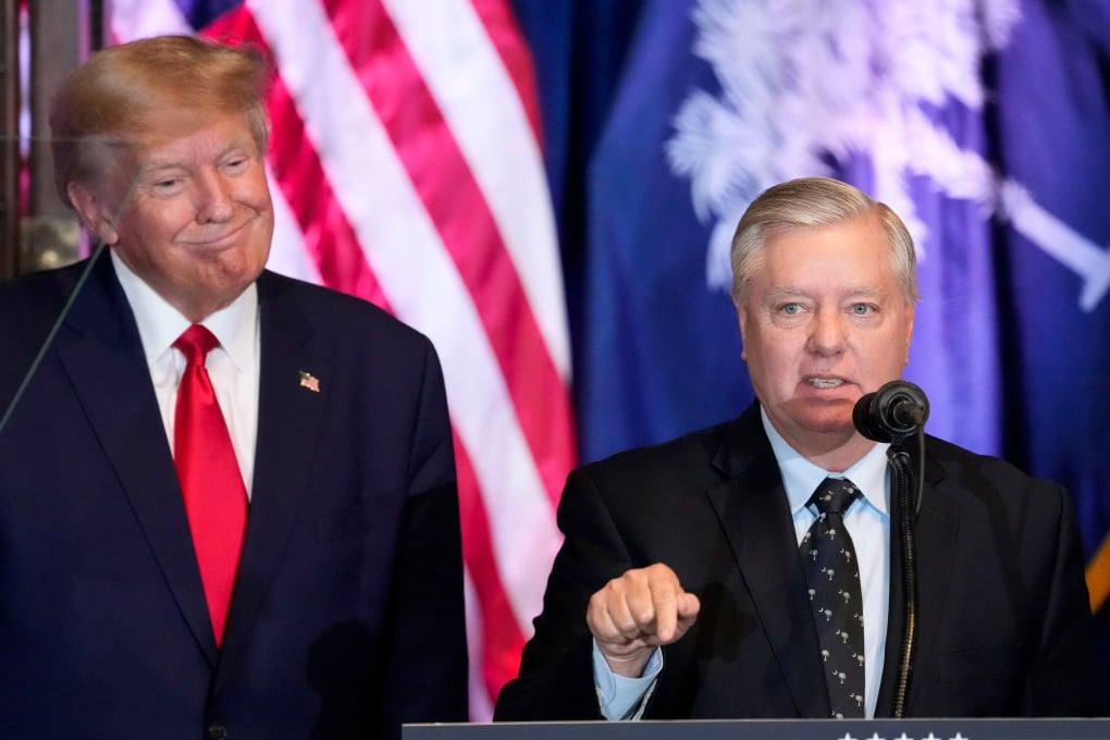 Lindsey Graham (right) forged a close political alliance with Donald Trump after strongly opposing him during the 2016 Republican presidential primary. Photo: AP