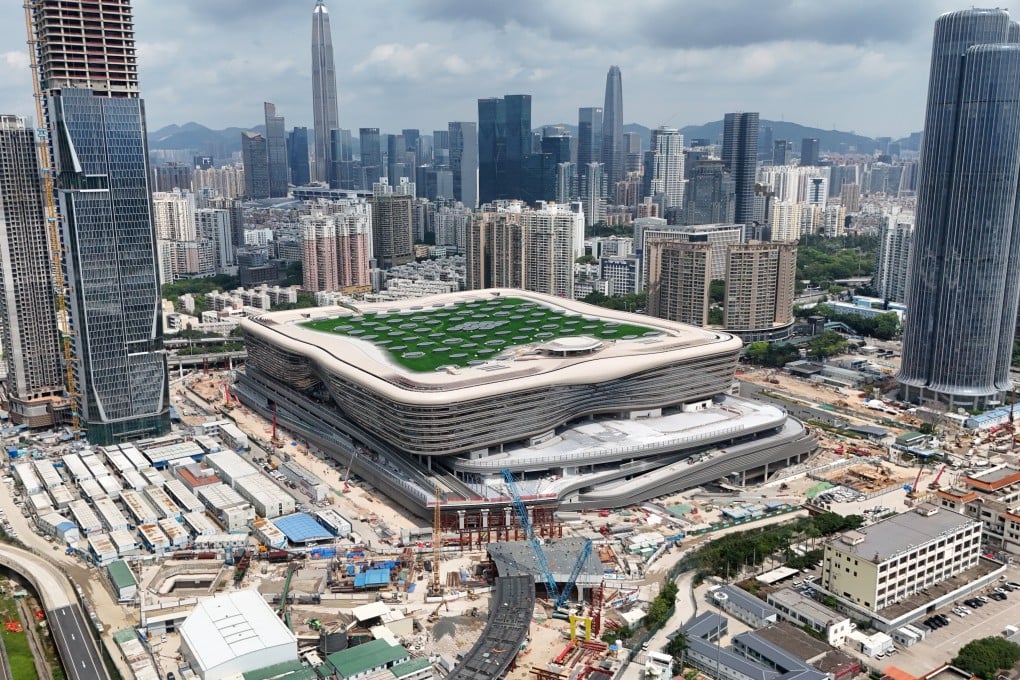 The joint inspection building at the new Huanggang complex. Photo: Edmond So