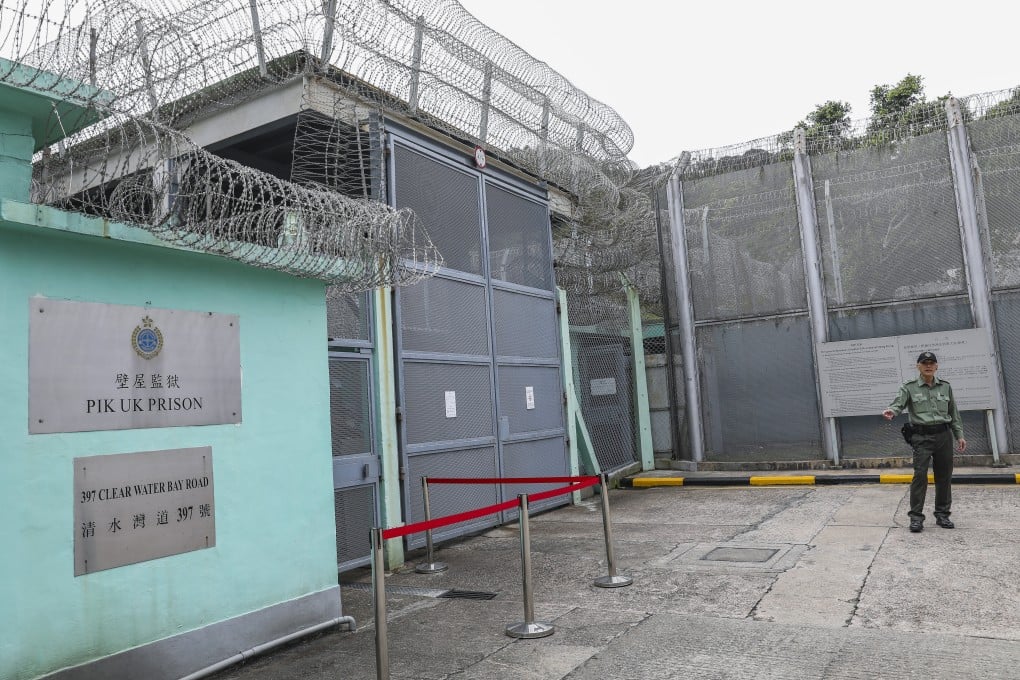 The attack took place at Pik Uk Prison in Clear Water Bay. Photo: Dickson Lee