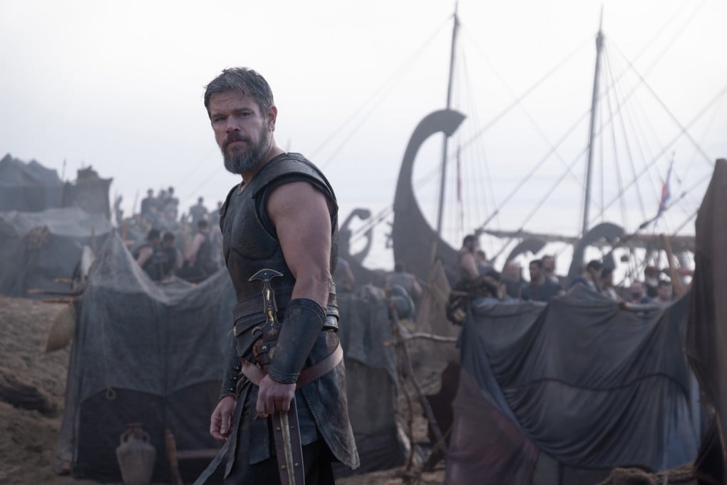 Matt Damon as Odysseus in a still from Christopher Nolan's The Odyssey. Photo: Melinda Sue Gordon/Universal Pictures