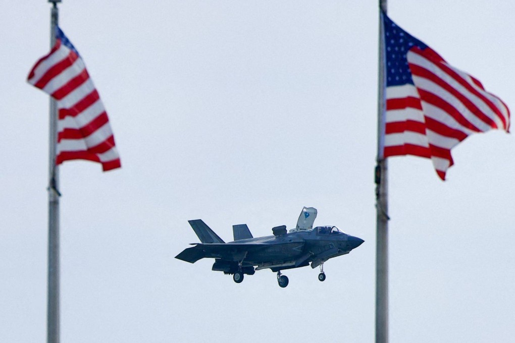 A US military F-35B Lightning II flies over the National Mall during Independence Day celebrations on July 4. Photo: AFP