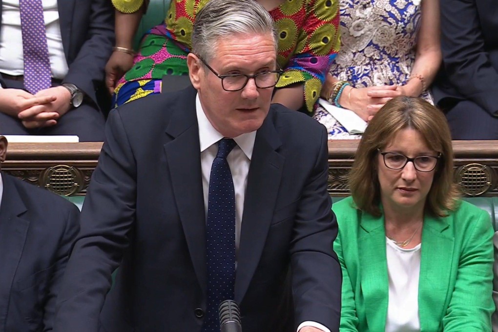 British Prime Minister Keir Starmer speaks during Prime Minister’s Questions in the House of Commons on Wednesday. Photo: UK Parliament/dpa