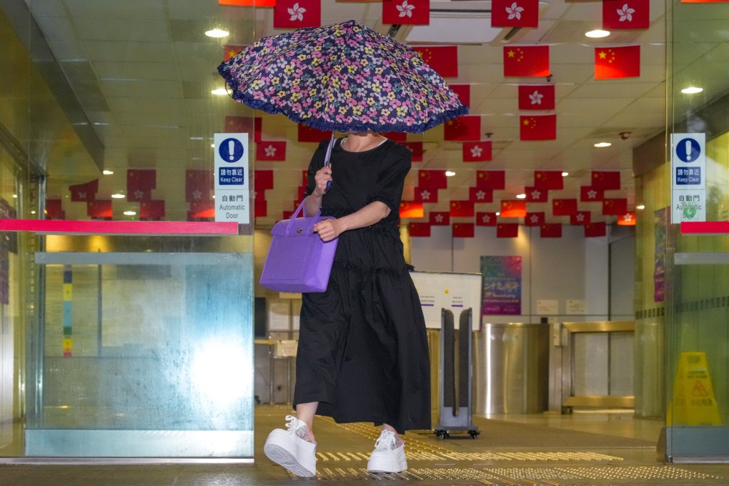 Suen Siu-Fong leaves Eastern Court on July 15. Photo: Dickson Lee