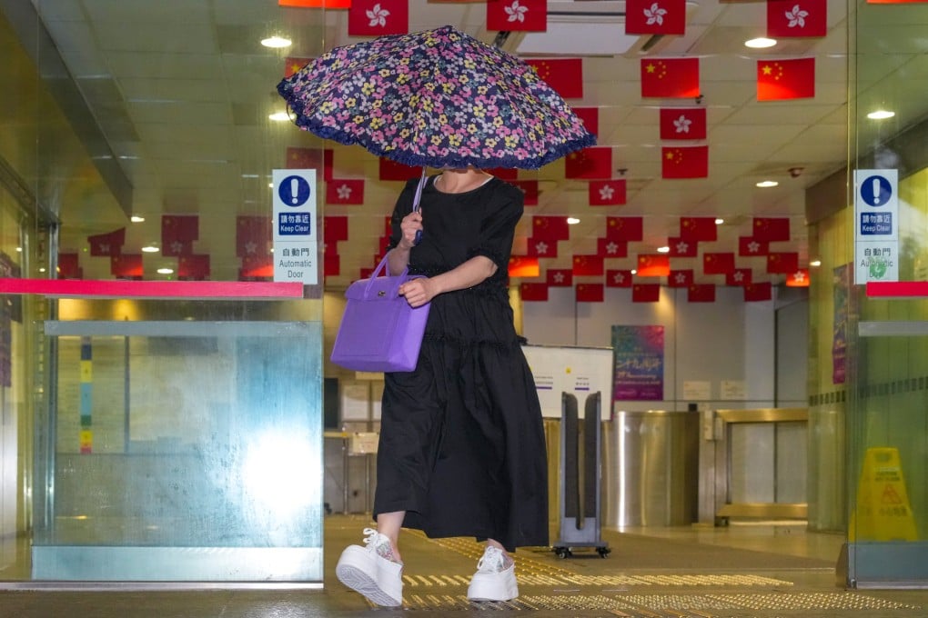 Suen Siu-Fong leaves Eastern Court on July 15. Photo: Dickson Lee
