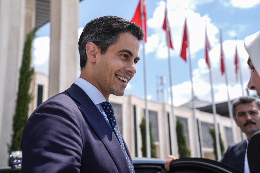 Dutch Prime Minister Rob Jetten arrives at Esenboga Airport to attend the Nato Heads of State and Government Summit in Ankara on July 7. Photo: AFP