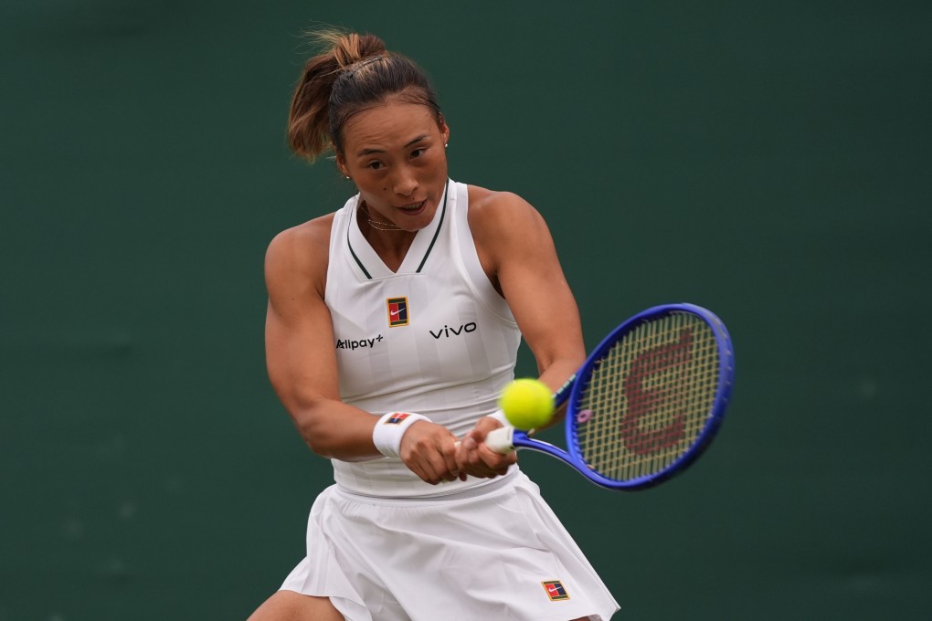 Zheng Qinwen will face either Barbora Krejcikova of the Czech Republic, the world No 32, or France’s 204th-ranked Carole Monnet on Friday. Photo: AP