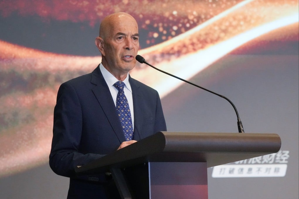 Ian Goldin, former vice-president of the World Bank, speaks at the Sina Finance Global Capital Summit in Hong Kong on Thursday. Photo: May Tse