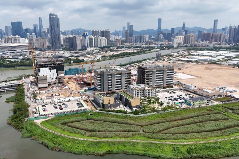 The Hong Kong-Shenzhen Innovation and Technology Park in Lok Ma Chau Loop on April 22. Photo: Edmond So