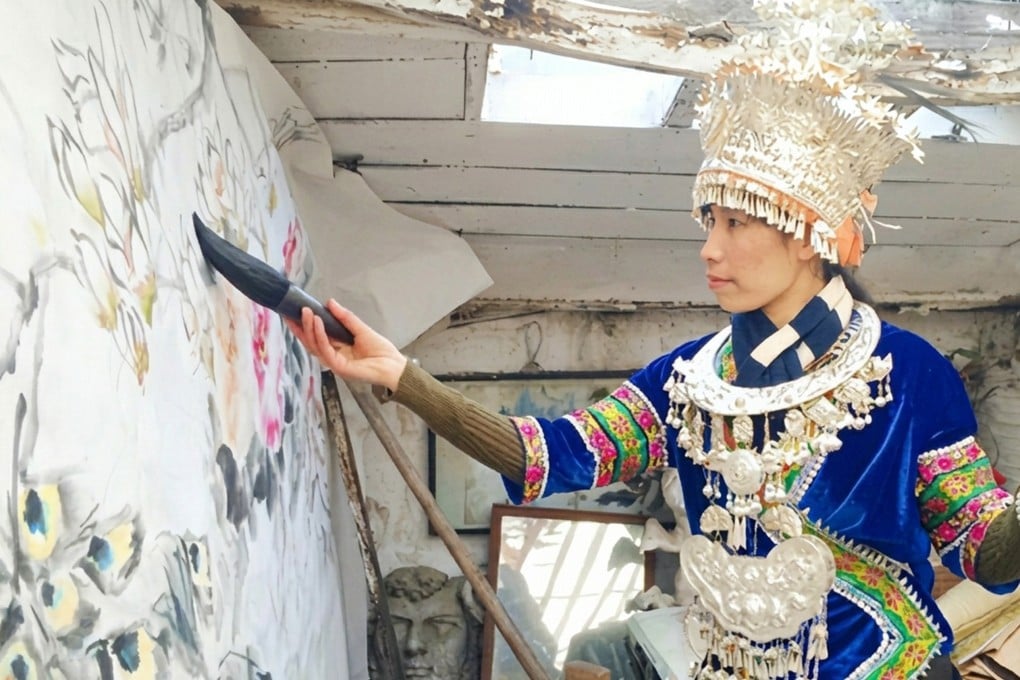 Declared dead after a 1995 coma, Chen Cuiju defied the odds to become an award-winning national painter. Photo: Zhihu