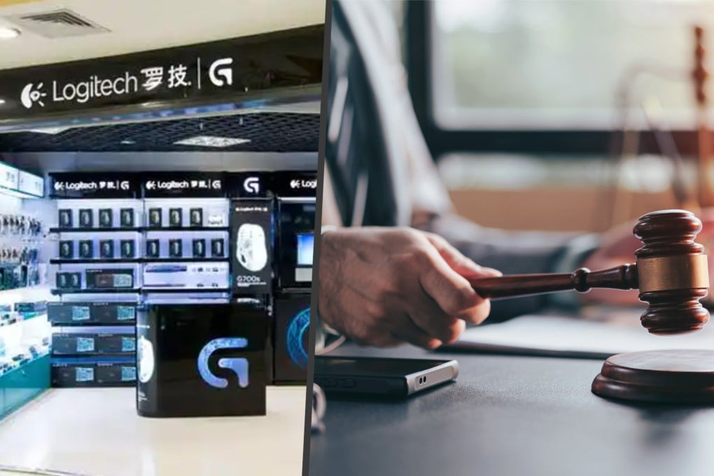 A Chinese distributor for computer hardware manufacturer Logitech has been fined 200,000 yuan (US$30,000) over a deeply offensive advertisement that derogatorily compared its consumer base to dogs. Photo: SCMP composite/Shutterstock/Baidu