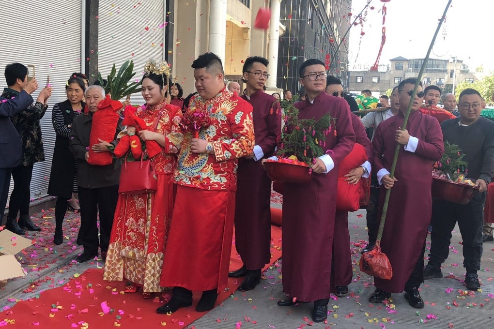 While the photo above captures a traditional Chinese wedding in progress, a separate hazing ritual elsewhere went tragically wrong, leaving a 20-year-old bridesmaid with a fractured vertebra. Photo: Shutterstock