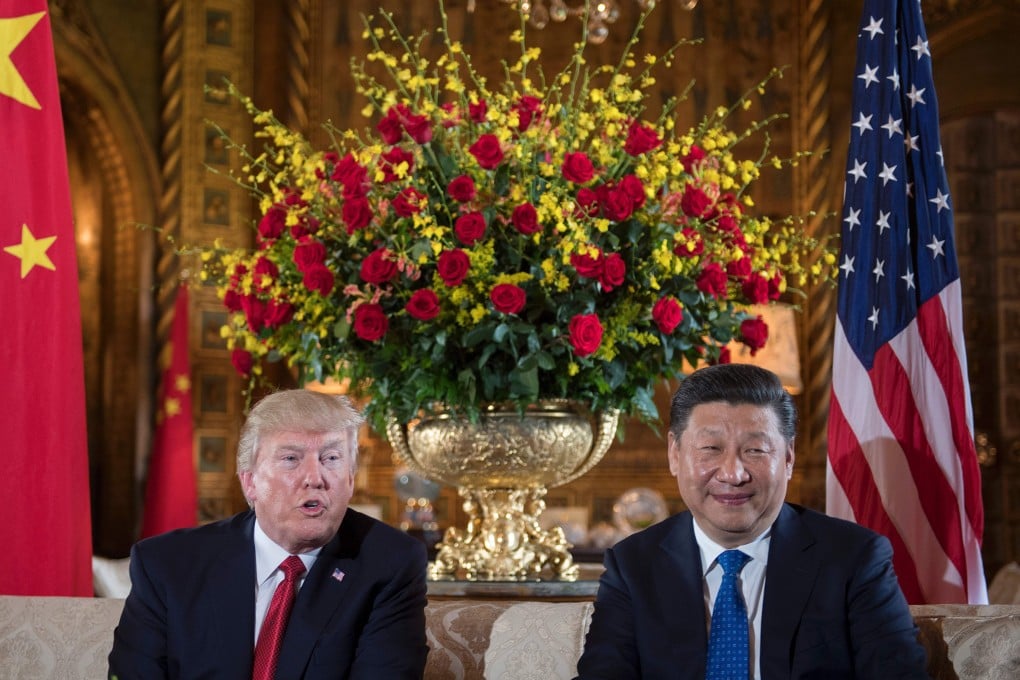 US President Donald Trump holds talks with Chinese President Xi Jinping at the Mar-a-Lago estate in West Palm Beach, Florida, in 2017. Photo: AFP