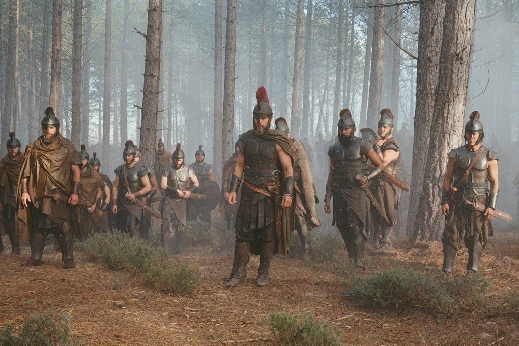 Matt Damon (centre) as Odysseus in the Christopher Nolan epic film, The Odyssey. Photo: Universal Pictures / TNS