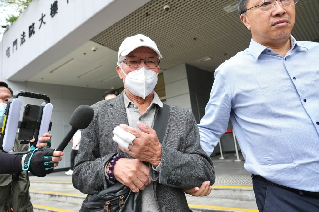 Ho Huen leaves Tuen Mun Court in October last year. Photo: Karma Lo