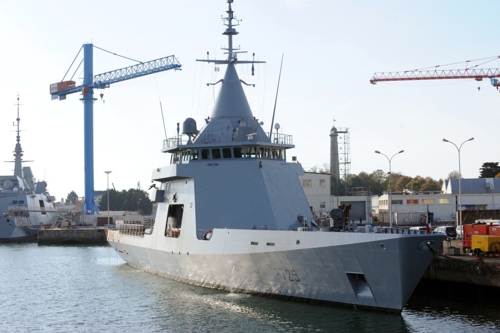 A French Gowind-class offshore patrol vessel, of the design on which Malaysia’s littoral combat vessel is based. Photo: AFP