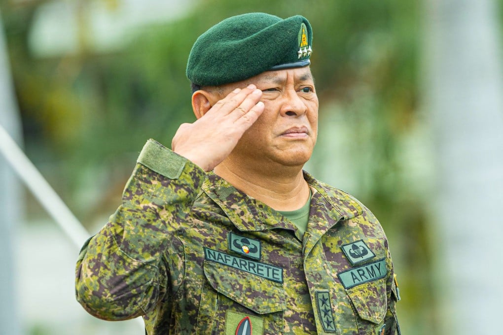 Lieutenant General Antonio G. Nafarrete has been appointed as the Philippines’ next armed forces chief. Photo: handout