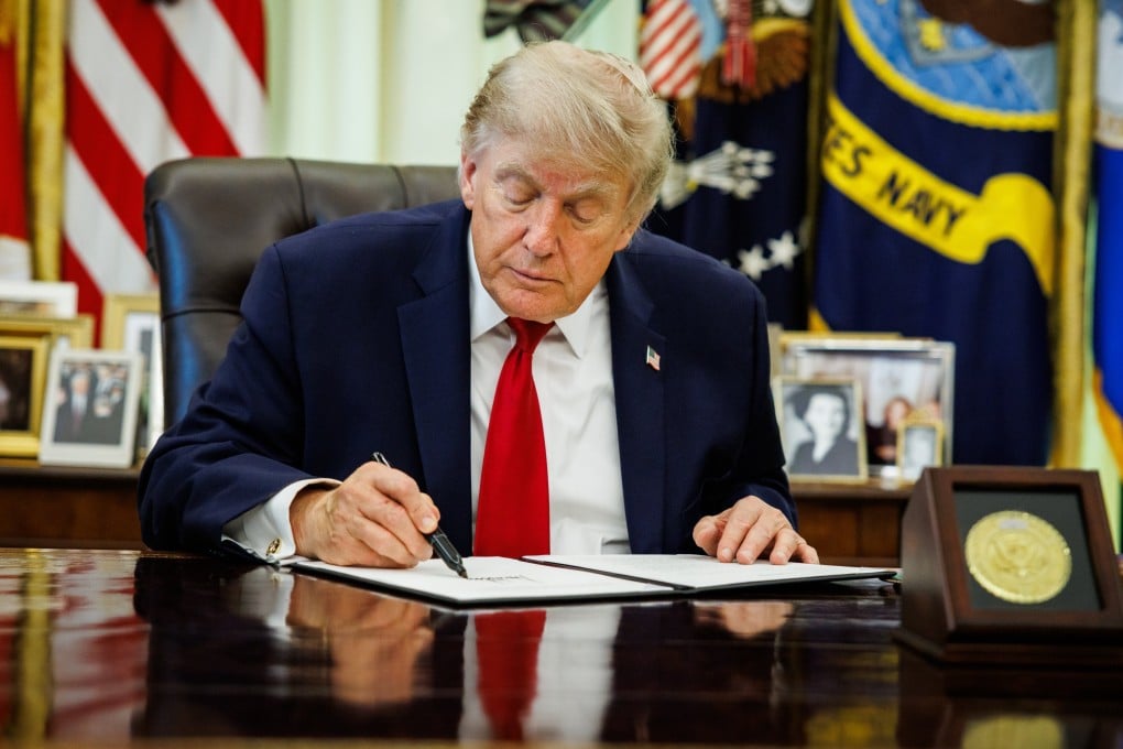 US President Donald Trump in the Oval Office at the White House in Washington. Photo: EPA