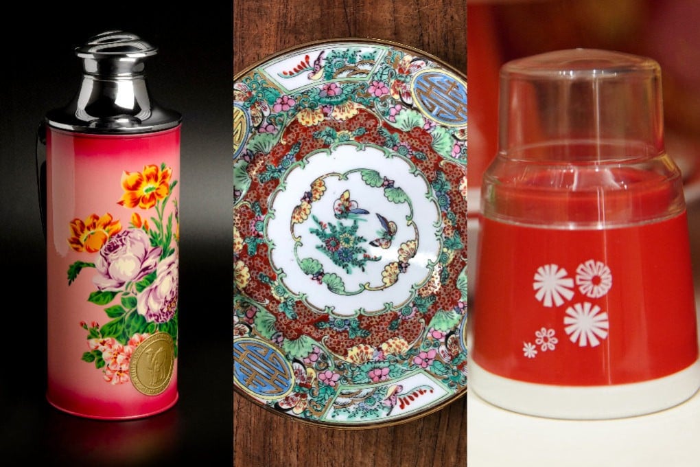 (From left) An old Camel vacuum flask, porcelain made by Yuet Tung China Works and a Red A toothpick holder. Iconic brands like these have shaped Hong Kong’s evolution into a global metropolis. Photos: Handout, Jimmy Jim, Winson Wong