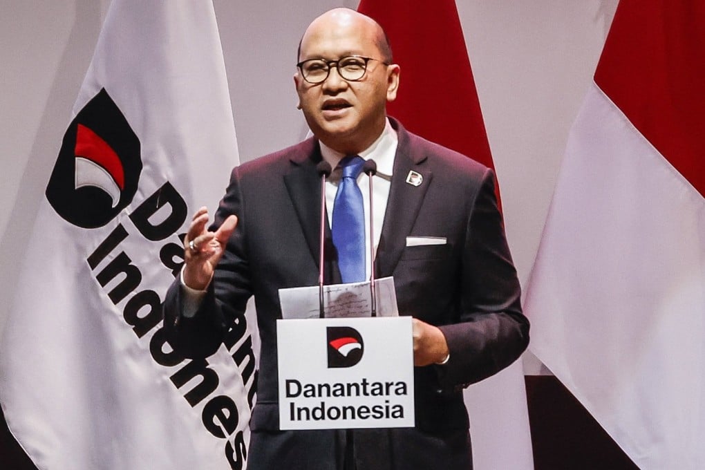 Rosan Roeslani, Indonesia’s investment minister and CEO of its sovereign wealth fund Danantara, speaks at a meeting in Jakarta last year. Photo: EPA-EFE