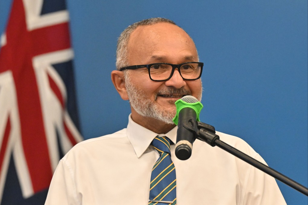 Solomon Islands Prime Minister Matthew Wale has announced plans for a maritime agreement allowing the US Coast Guard to patrol the country’s waters alongside local police. Photo: EPA