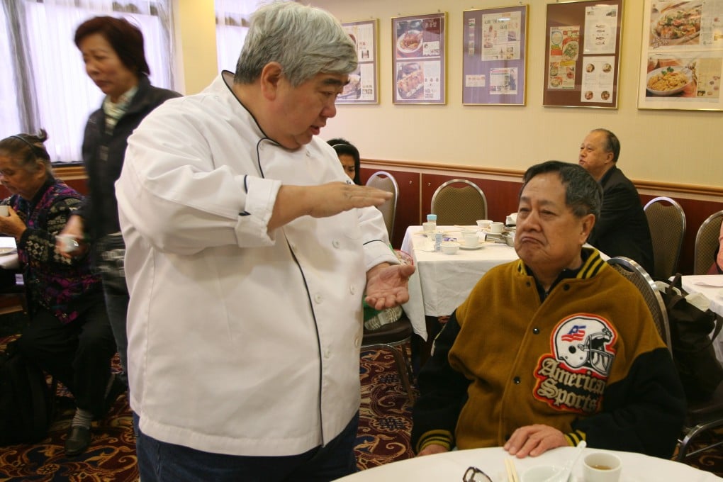 Hugo Leung (left) at his Tai Wing Wah Restaurant in Yuen Long, Hong Kong, in 2007. He shares his journey from chef apprentice to celebrity. Photo: Dickson Lee