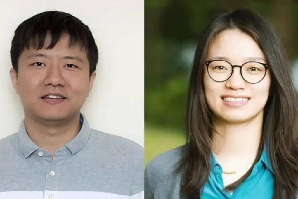 Chinese nationals Deng Yu (left) and Wang Hong (right) have won the Fields Medal, often called the “Nobel Prize of mathematics”. Photo: Handout