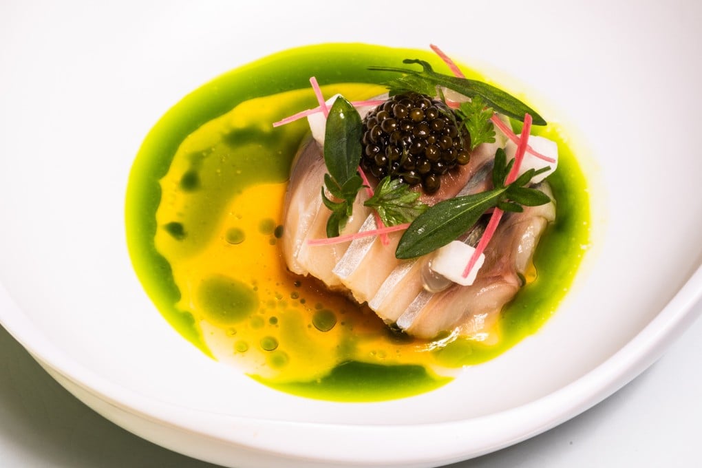 Cured mackerel with tomato sambal and Asam fish broth – one of Keith Teo’s new dishes. Photos: Jocelyn Tam