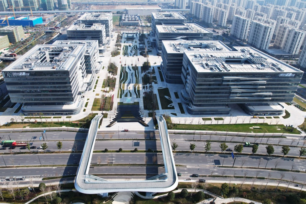 A view of a major computing centre in Hangzhou, capital of China’s eastern Zhejiang province. Photo: Getty Images