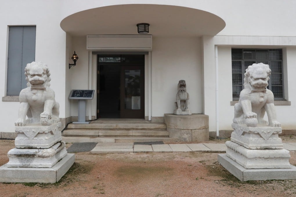 These Qing Dynasty lions, which stood outside a Seoul museum for more than 80 years, have been returned to China. Photo: Xinhua