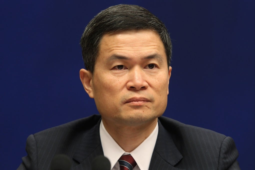 Fang Xinghai, vice-chairman of the China Securities Regulatory Commission, speaks during a press conference in 2017. Photo: Simon Song