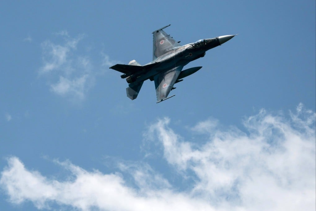 An F-2 fighter jet takes part in a live fire exercise by the Japan Ground Self-Defence Force in Gotemba in 2022. Japan plans to replace the F-2 fighter, which is scheduled to begin being phased out around 2035, with the next-generation jet. Photo: AFP