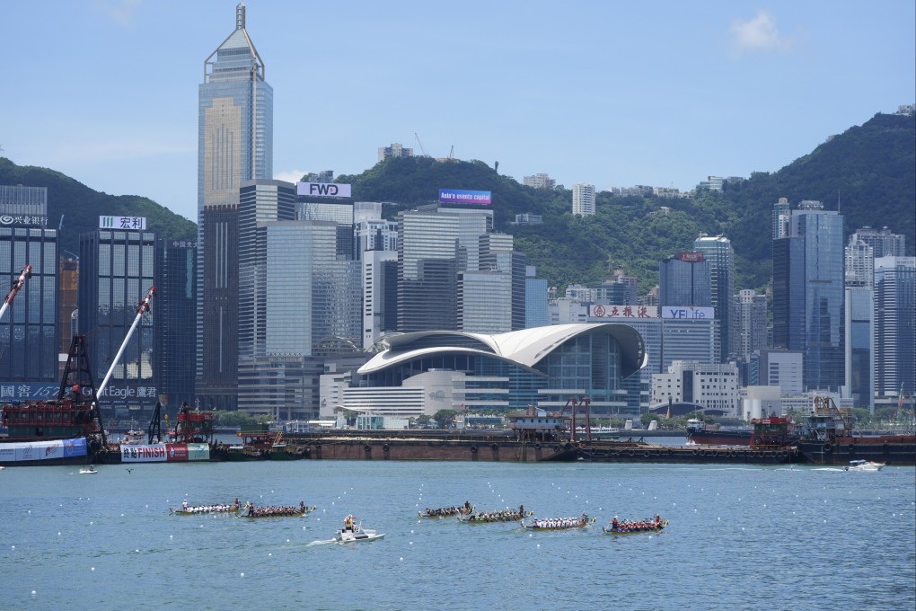 Paddlers take part in the Sun Life Hong Kong International Dragon Boat Races in 2025. Hong Kong should showcase its expertise in international services, hospitality and event management when it hosts the 2026 Association of National Olympic Committees (ANOC) general assembly. Photo: Eugene Lee