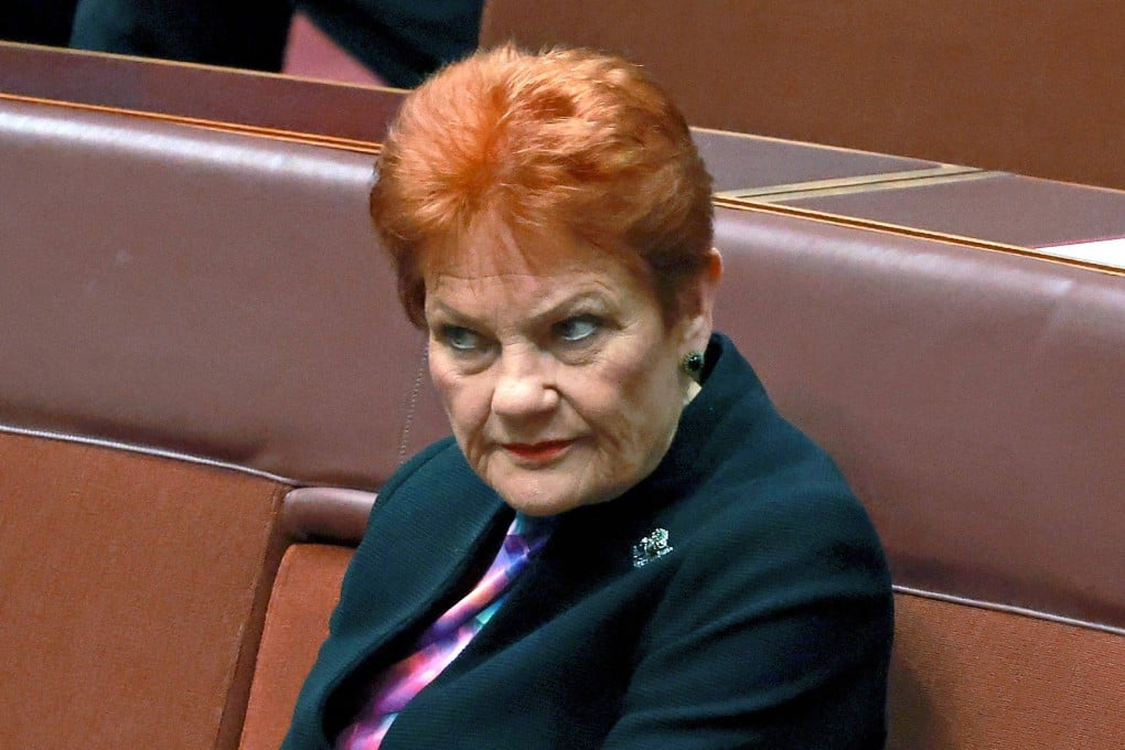 Senator and leader of the One Nation Party, Pauline Hanson. Photo: AFP