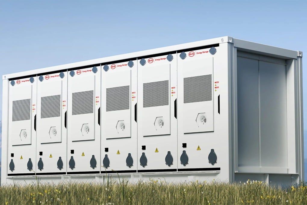 Demand for battery energy-storage systems, like this unit from BYD, has soared in recent years. Photo: Handout