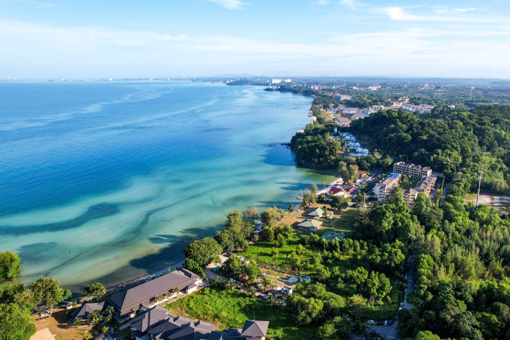 An aerial view of Port Dickson in Malaysia’s Negeri Sembilan state. Just shy of 890,000 voters are registered to cast their ballots in the state election on Saturday. Photo: Shutterstock