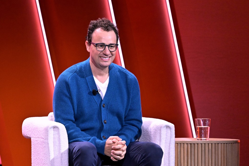 Anthropic co-founder and CEO Dario Amodei speaks at an AI conference in San Francisco last year. Amodei is urging Washington to tighten chip export bans and clamp down on Chinese "distillation". Photo: Getty Images