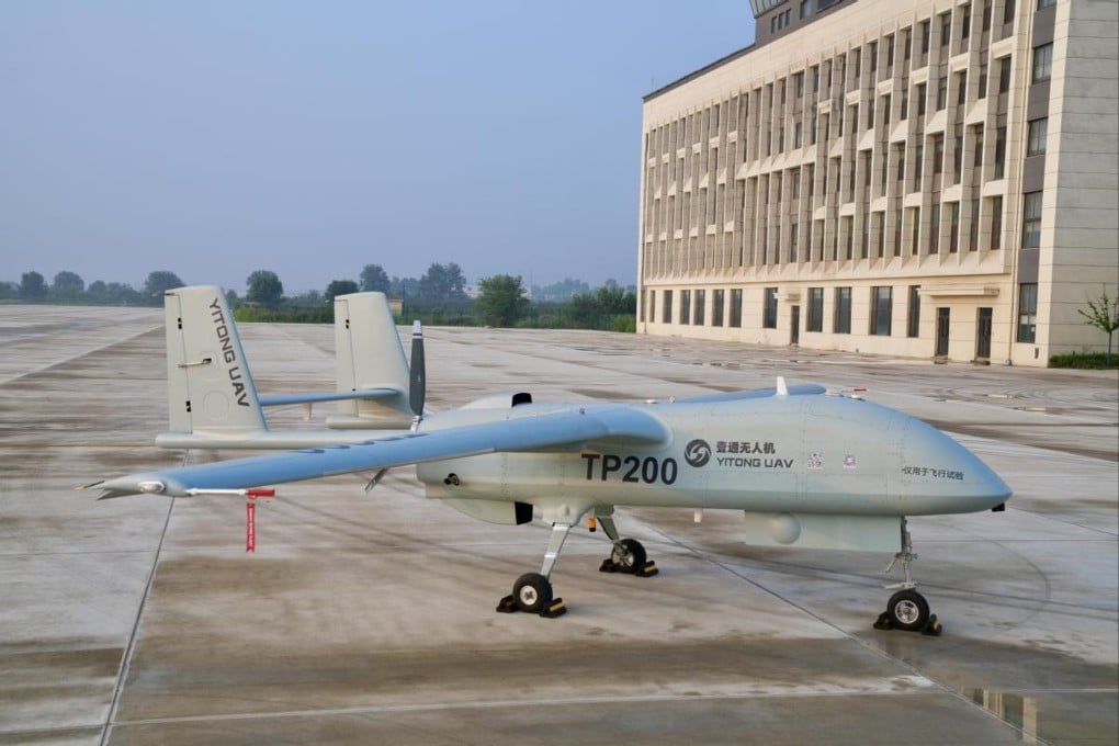 China’s TP200 UAV is designed for long-endurance, high-altitude operations and boasts a range of 3,000km. Photo: Handout