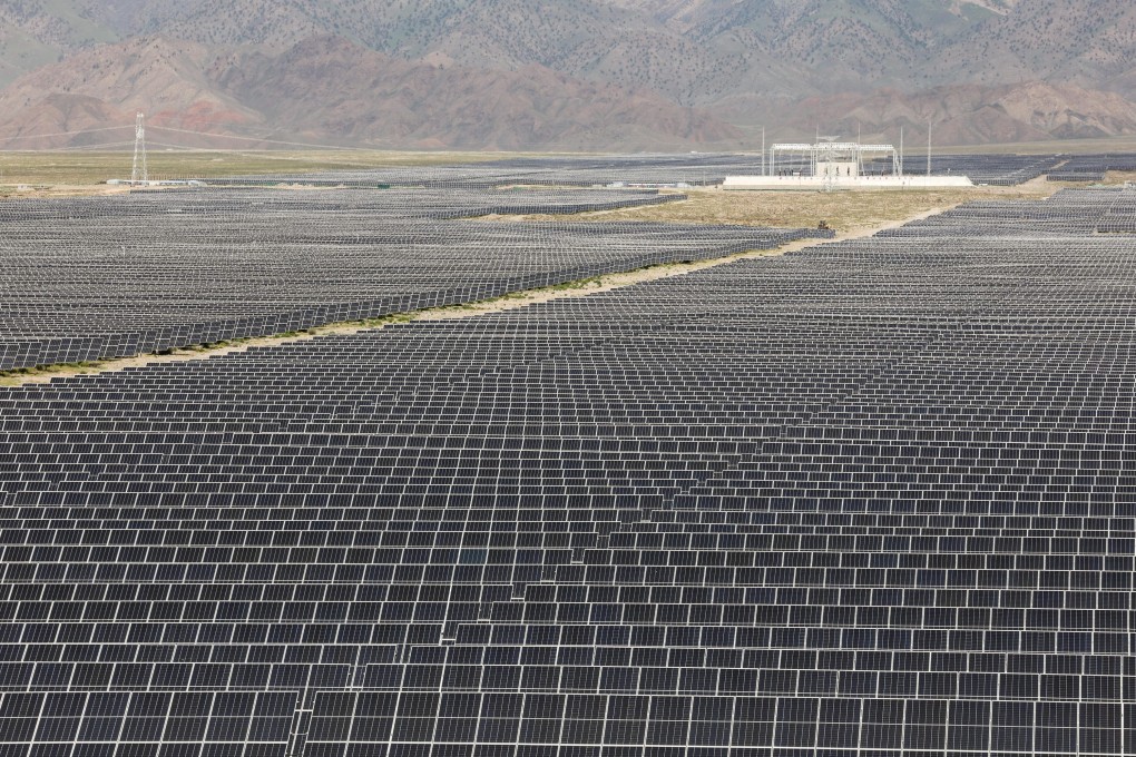 Solar panels in Delingha, northwest China’s Qinghai province, on July 9. Photo: Xinhua