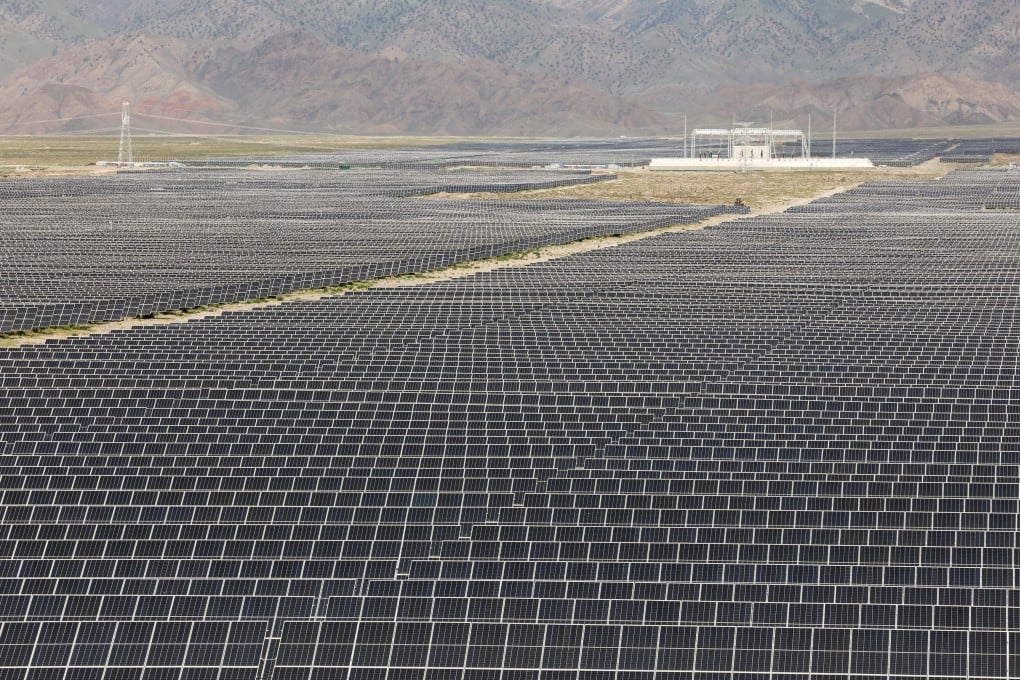 Solar panels in Delingha, northwest China’s Qinghai province, on July 9. Photo: Xinhua