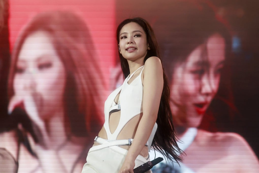 Jennie of Blackpink performs with the K-pop girl group at the Coachella Valley Music and Arts Festival on April 22, 2023 in Indio, California. Photo: Getty Images for Coachella