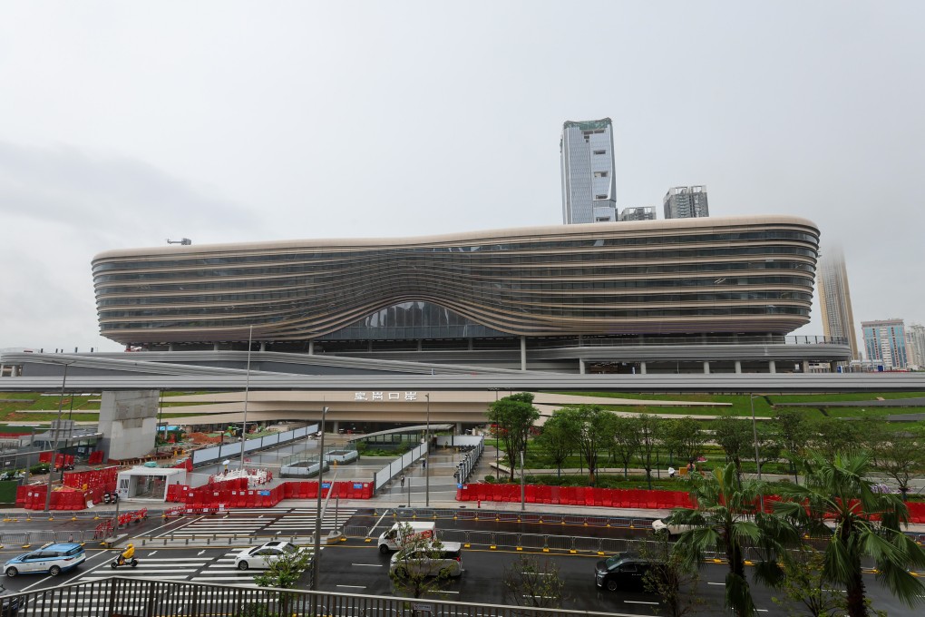 The joint inspection building at the new Huanggang Port. Photo: Edmond So