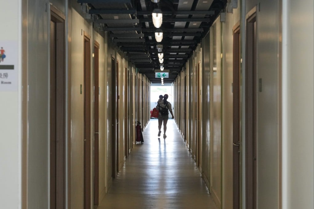 Residents of a housing block in Yuen Long, Hong Kong, catering to low-income families, in a photo taken in September 2025. When circumstances allow, most people prefer self-reliance rather than living on the dole. Photo: May Tse
